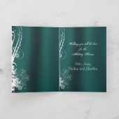 Carte d'arbre de Noël préimprimée (Intérieur)