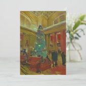 Carte d'arbre de Noël vide (Debout devant)