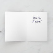 Carte Dare To Dream (Intérieur)