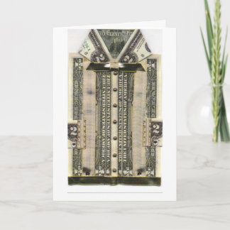 carte d'argent d'anniversaire