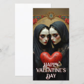 Carte Dark Gothic Lovers with Crimson Heart (Devant / Derrière)