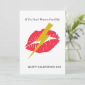 Carte d'arrêt personnalisée (Debout devant)