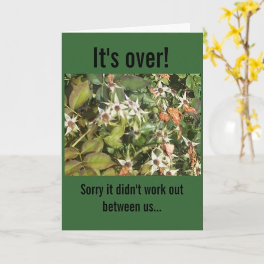 Carte d'arrêt rapide (Fleur jaune)