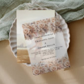 Carte d'arrière - plan mariage photo Vellum