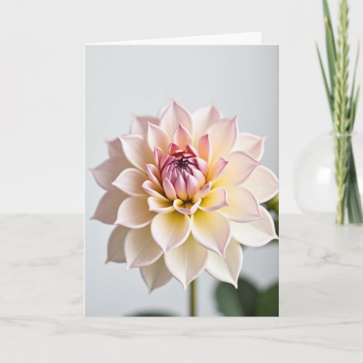 Carte d'art à fleurs pastel (Devant)