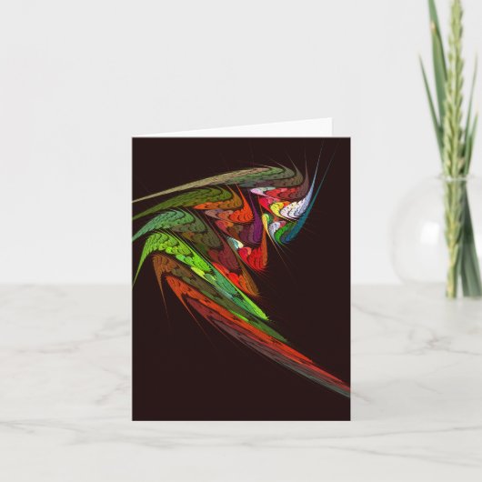 Carte d'art Abstrait Chameleon (Devant)