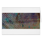 Carte d'art Abstrait gris foncé (Devant horizontal)