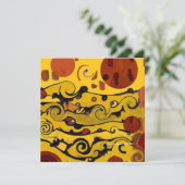 Carte d'art Abstraite (Debout devant)