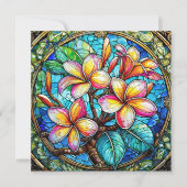 carte d'art aloha hawaïenne dos blanc (Devant)