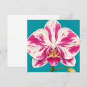 carte d'art aloha hawaïenne dos blanc (Devant / Derrière)