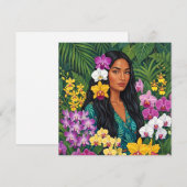 carte d'art aloha hawaïenne dos vierge (Devant / Derrière)