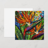 Carte d'art aloha hawaïenne vierge (Devant / Derrière)