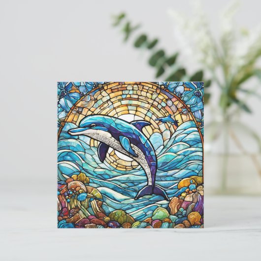 Carte d'art aloha hawaïenne vierge (Debout devant)