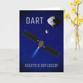 Carte DART Astéroïde Déflecteur Spacecraft (Fleur jaune)