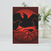 Carte d'art autochtone personnalisée Raven Art RSV (Debout devant)