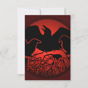 Carte d'art autochtone personnalisée Raven Art RSV