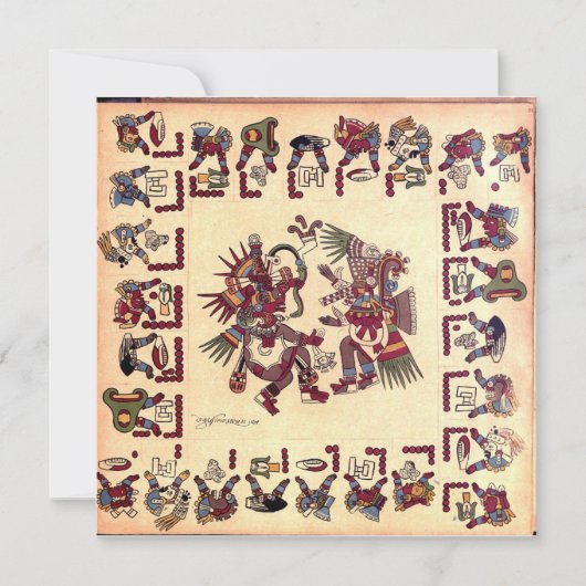 Carte d'art Aztec (Devant)