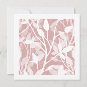 Carte d'art botanique minimaliste Wild Garden Mist