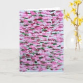 Carte d'art Brooklyn Radio Lights (Fleur jaune)