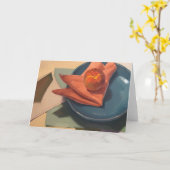 Carte d'art, carte de voeux vierge. Par Sarah (Fleur jaune)