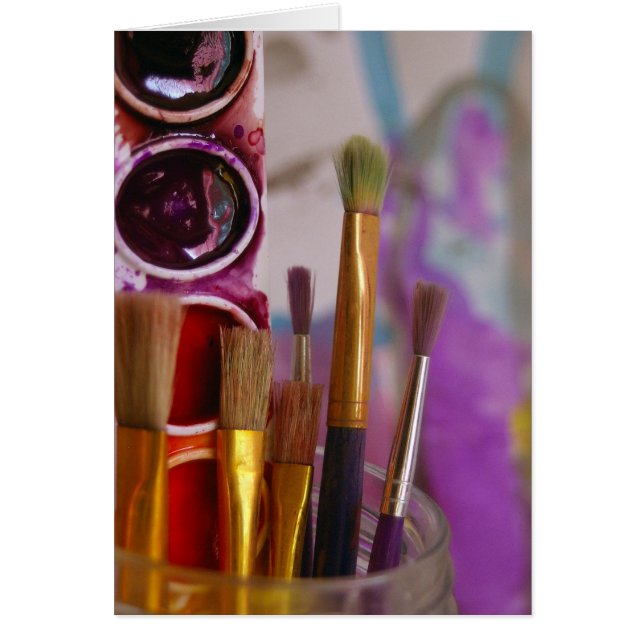 Carte d'art d'aquarelle (Devant)