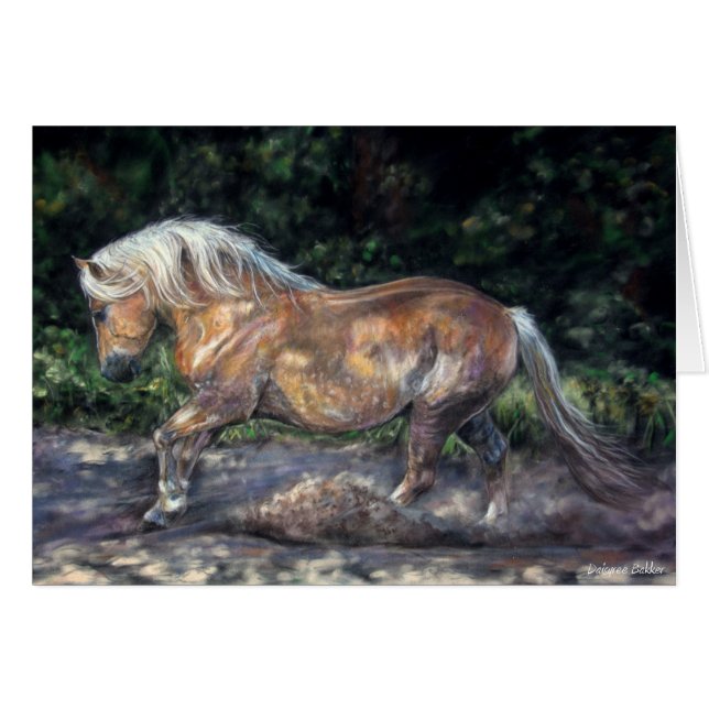 Carte d'art de brise de soirée (Devant horizontal)