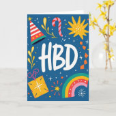 Carte d'art de célébration vibrante (Fleur jaune)