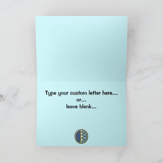 Carte d'art de faune de cartes faites sur commande (Intérieur)