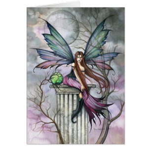 Carte d'art de fée de fantasy gothique