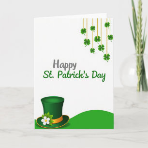 Carte d'art de la Saint-Patrick