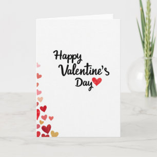 Carte d'art de la Saint-Valentin