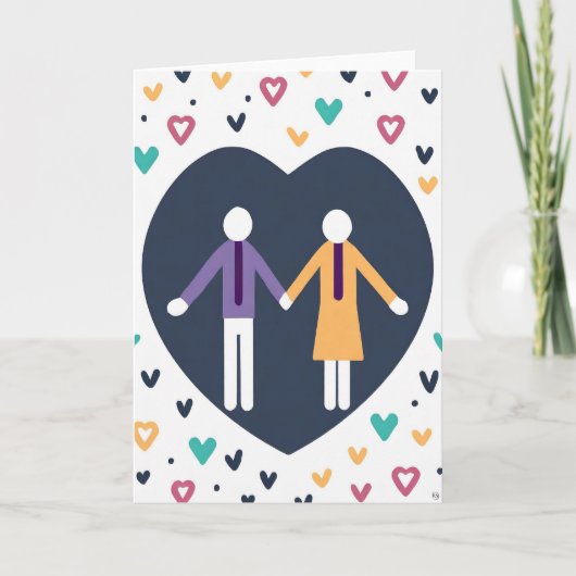 Carte d'art de la Saint-Valentin (Devant)