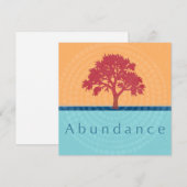 Carte d'art de l'abondance (Devant / Derrière)