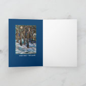 Carte d'art de lune d'hiver (Intérieur)