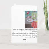 Carte d'art "de Matisse d'avec de De Macarons" (Dos)