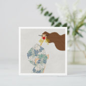 Carte d'art de mode Glam Style Éblouissant (Debout devant)