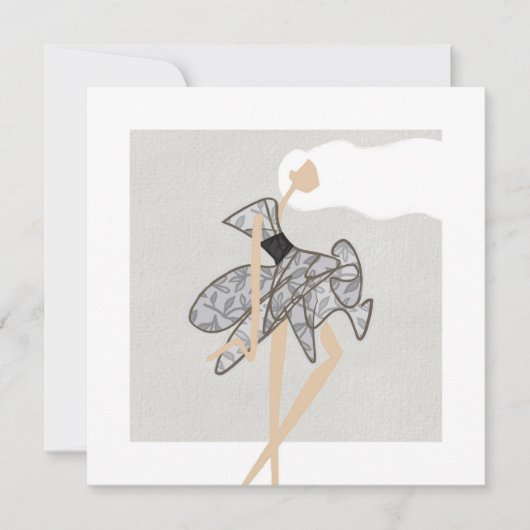 Carte d'art de mode Sheer Motion Muse Glam (Devant)