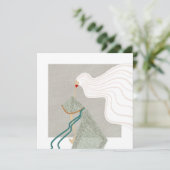 Carte d'art de mode ultra chic femme (Debout devant)