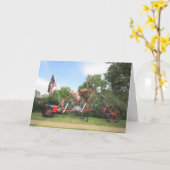 Carte d'art de moto (Fleur jaune)