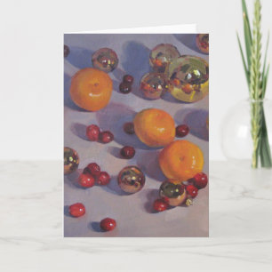 Carte d'art de Noël "de clémentines de Noël"