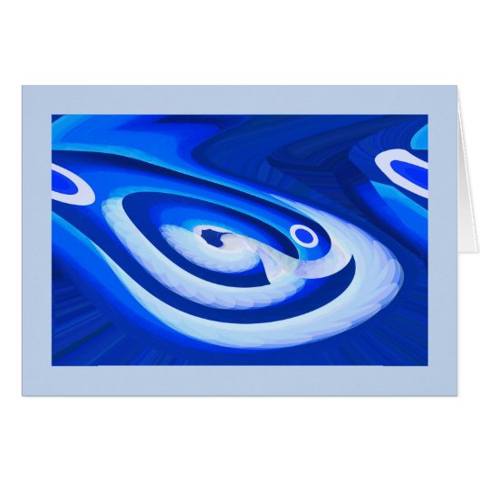 Carte d'art d'événement Ocean (Devant horizontal)