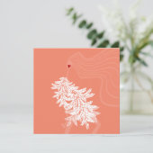 Carte d'art d'illustration de mode de style vibran (Debout devant)