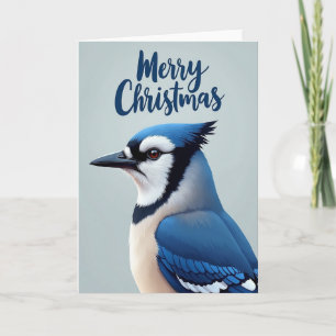 Carte d'art d'oiseau d'hiver