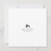 Carte d'art du Cardinal à l'aquarelle par Amy DeVa (Dos)