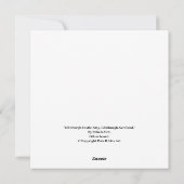 Carte d'art du château d'Édimbourg par Pola.B.Alex (Dos)