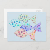 Carte d'art du poisson (Devant / Derrière)