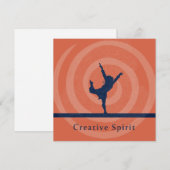 Carte d'art Esprit Créatif (Devant / Derrière)