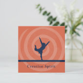 Carte d'art Esprit Créatif (Debout devant)