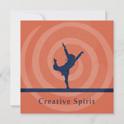 Carte d'art Esprit Créatif (Devant)