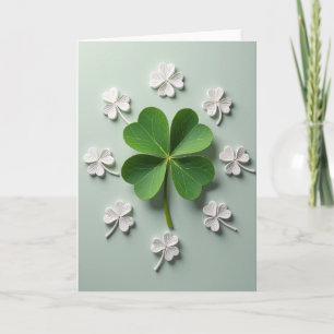 Carte d'art fine Lucky Clover